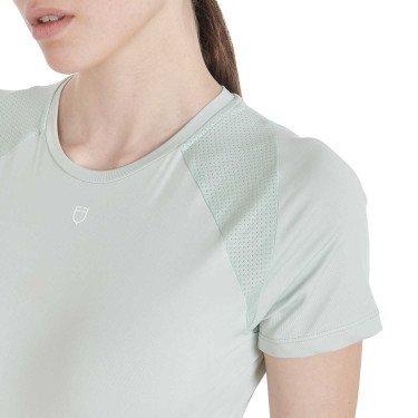 Camiseta técnica de entrenamiento para mujer corte slim Equestro Camiseta técnica de entrenamiento para mujer corte slim Equestro