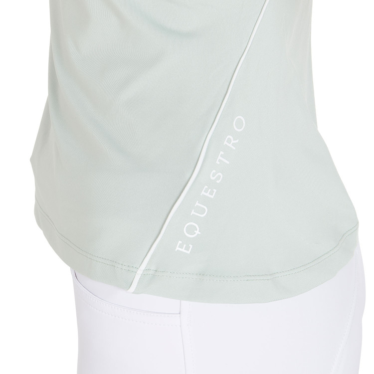 Camiseta técnica de entrenamiento para mujer corte slim Equestro Camiseta técnica de entrenamiento para mujer corte slim Equestro