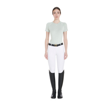 Camiseta técnica de entrenamiento para mujer corte slim Equestro Camiseta técnica de entrenamiento para mujer corte slim Equestro