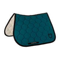 Alfombra de salto de tejido técnico acolchado Equestro Petróleo