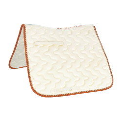 Manta de doma Derby Crema / multicolor / naranja Beige