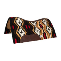 Alfombra de montar de fieltro de lana de Nueva Zelanda 34x36 cm Pool's Marrón / beige Marr&amp;oacute;n