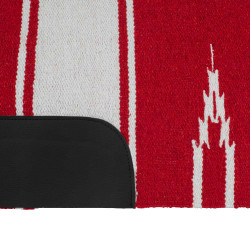 Alfombra navaja con parche de cuero LTE Motifs Alfombra navaja con parche de cuero LTE Motifs