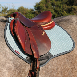 Mantilla LeMieux Prosport Close contact S - suede Glaciar Azul