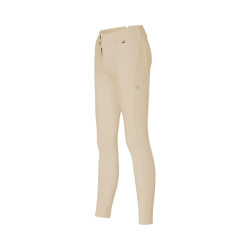 Pantalón con refuerzos corte recto para mujer Kingsland KLKira H-Shape Pavé beige