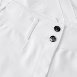 Pantalón con refuerzos corte recto para mujer Kingsland KLKira H-Shape Blanco