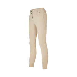 Pantalón de asiento completo corte recto para mujer Kingsland KLKira H-Shape Pavé beige