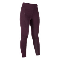 Leggings HKM Cosy II Style Vollbesatz 1/1 aus Silikon Rojo oscuro