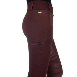 Legging Lauria Garrelli Livigno fond 1/1 en silicone Burdeos
