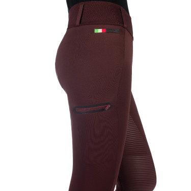 Legging Lauria Garrelli Livigno fond 1/1 en silicone Burdeos