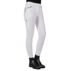 Pantalon Lauria Garrelli Livigno Sportive fond 1/1 en silicone Blanco