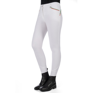 Pantalon Lauria Garrelli Livigno Sportive fond 1/1 en silicone Blanco