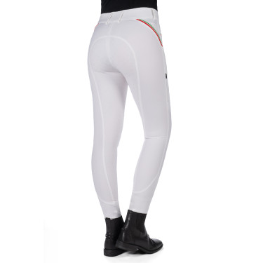 Pantalon Lauria Garrelli Livigno Sportive fond 1/1 en silicone Blanco