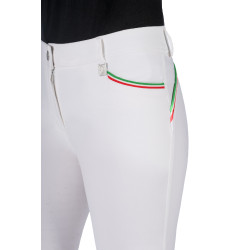 Pantalon Lauria Garrelli Livigno Sportive fond 1/1 en silicone Blanco