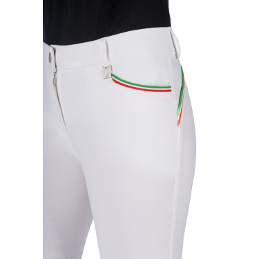 Pantalon Lauria Garrelli Livigno Sportive fond 1/1 en silicone Blanco