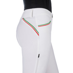 Pantalon Lauria Garrelli Livigno Sportive fond 1/1 en silicone Blanco
