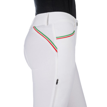 Pantalon Lauria Garrelli Livigno Sportive fond 1/1 en silicone Blanco