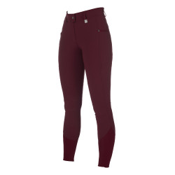 Pantalon HKM Lauria Garrelli fond 1/1 en silicone Burdeos