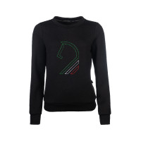 Pull Lauria Garrelli Livigno Horse Head Negro