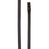 Riendas de cuero HKM con recubrimiento de goma Sophie Marrón Marr&amp;oacute;n