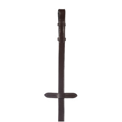 Riendas de cuero HKM con recubrimiento de goma Sophie Marrón Marr&amp;oacute;n