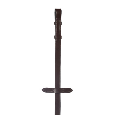 Riendas de cuero HKM con recubrimiento de goma Sophie Marrón Marr&amp;oacute;n