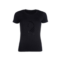 T-Shirt Lauria Garrelli Livigno Horse Head Negro T-Shirt Lauria Garrelli Livigno Horse Head Negro
