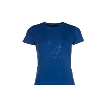 T-Shirt Lauria Garrelli Livigno Horse Head Azul