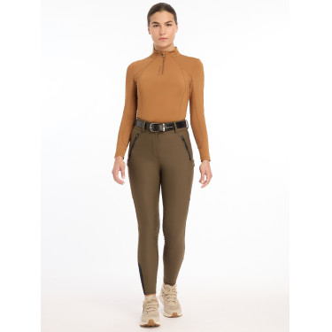 Pantalón LeMieux Drytex impermeable con rodilleras Alpino Marr&amp;amp;amp;oacute;n