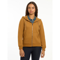 Sudadera con capucha y cremallera LeMieux Elle Jengibre