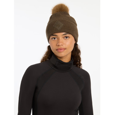 Gorro LeMieux Lila con pompón Gorro LeMieux Lila con pompón