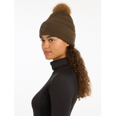 Gorro LeMieux Lila con pompón Gorro LeMieux Lila con pompón