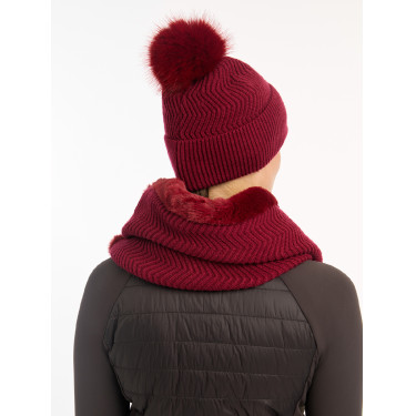 Gorro LeMieux Lila con pompón Gorro LeMieux Lila con pompón