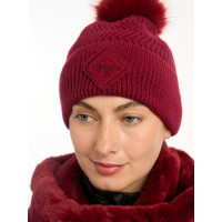 Gorro LeMieux Lila con pompón Alpino Marrón Gorro LeMieux Lila con pompón Alpino Marrón