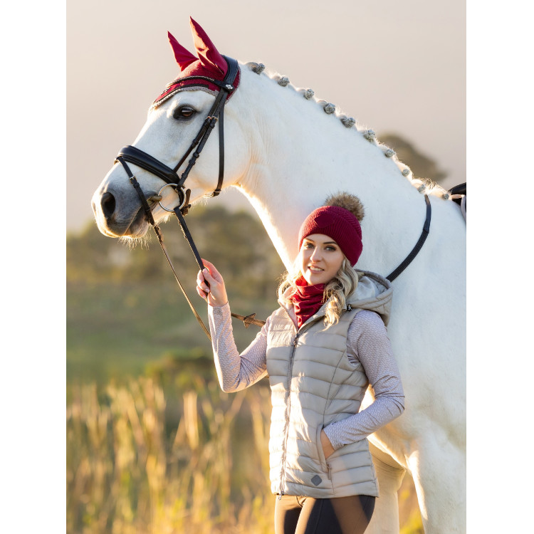 Gorro LeMieux Lila con pompón Gorro LeMieux Lila con pompón