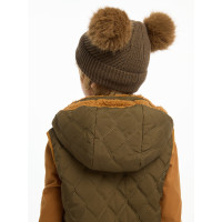 Gorro Mini LeMieux Clara tejido Alpino Marrón