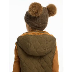 Gorro Mini LeMieux Clara tejido Alpino Marrón