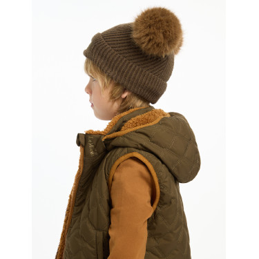 Gorro Mini LeMieux Clara tejido Alpino Marrón