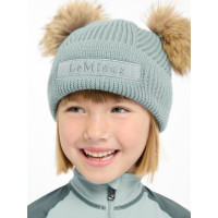 Gorro Mini LeMieux Clara tejido Glaciar Azul Gorro Mini LeMieux Clara tejido Glaciar Azul