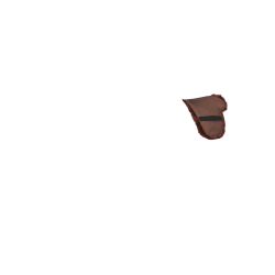 Alfombrilla en forma de silla Mini Poney LeMieux Showing Castaño Marrón