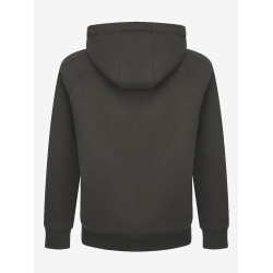 Sudadera con capucha forrada de forro polar LeMieux Hollie Young Rider Ceniza Burdeos