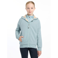 Sudadera con capucha forrada de forro polar LeMieux Hollie Young Rider Glaciar Azul