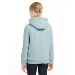 Sudadera con capucha forrada de forro polar LeMieux Hollie Young Rider Glaciar Azul