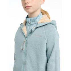 Sudadera con capucha forrada de forro polar LeMieux Hollie Young Rider Glaciar Azul