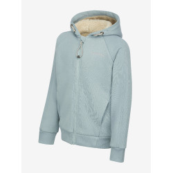 Sudadera con capucha forrada de forro polar LeMieux Hollie Young Rider Glaciar Azul