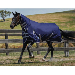 Manta Weatherbeeta ComFiTec Essential Combo 220 g Azul marino / plata / rojo