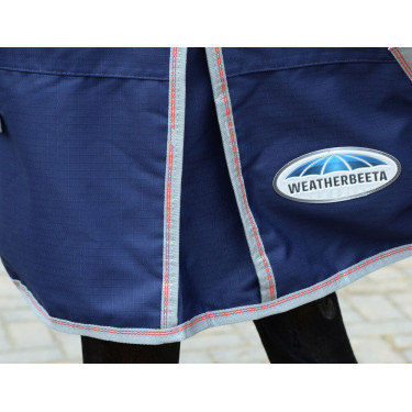 Manta Weatherbeeta ComFiTec Essential Combo 220 g Azul marino / plata / rojo Manta Weatherbeeta ComFiTec Essential Combo 220 g Azul marino / plata / rojo