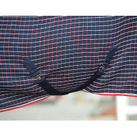 Manta Weatherbeeta Waffle Cooler Azul marino / rojo / blanco