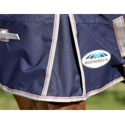 Manta Weatherbeeta ComFiTec Essential Azul marino / plata / rojo