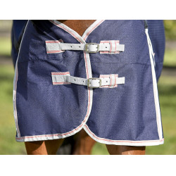 Manta Weatherbeeta ComFiTec Essential Azul marino / plata / rojo